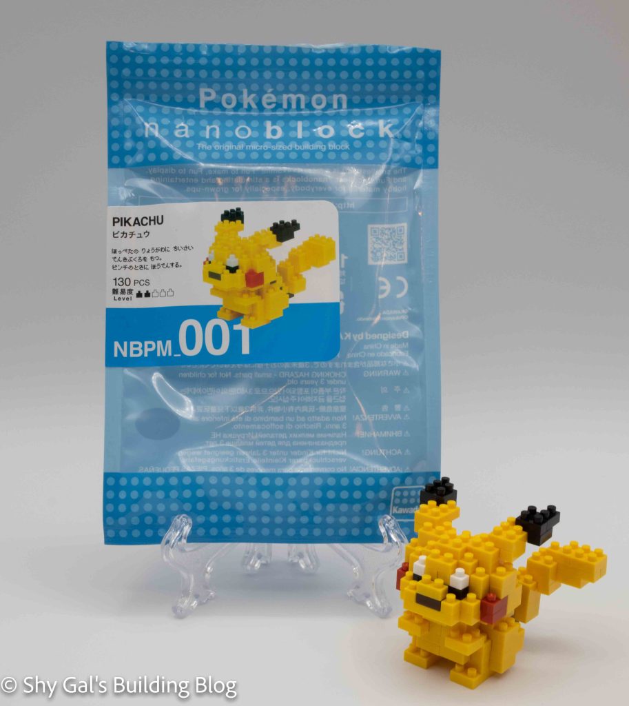 Pikachu build in packaging