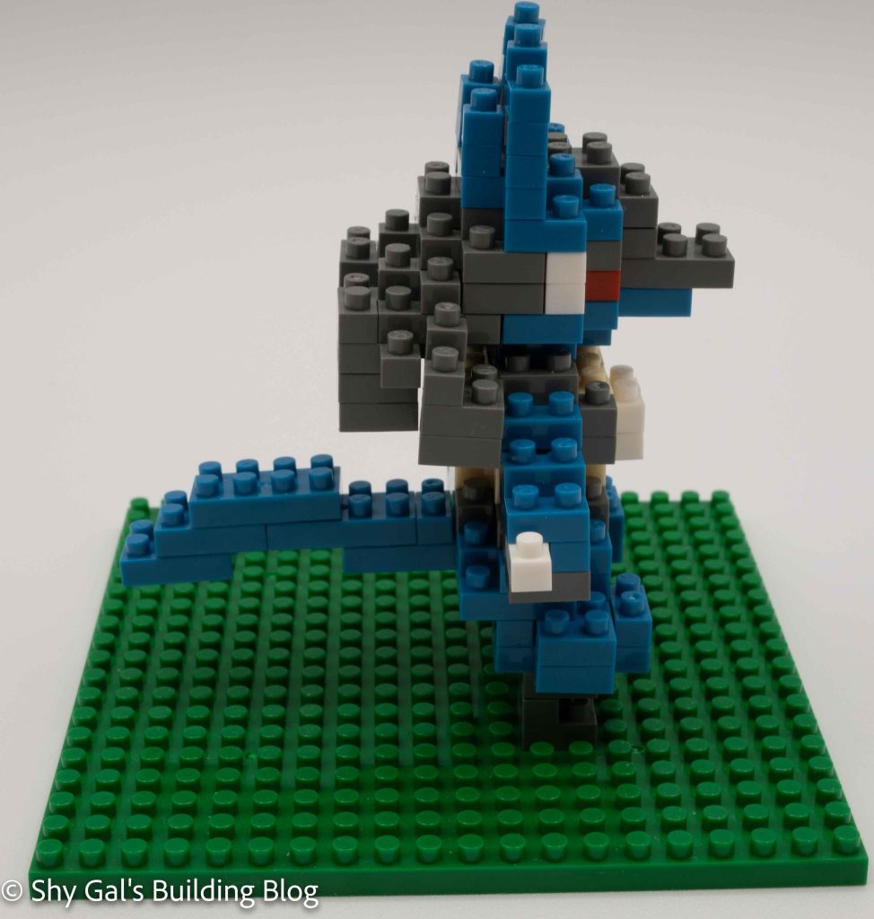 Lucario build on the plate set base