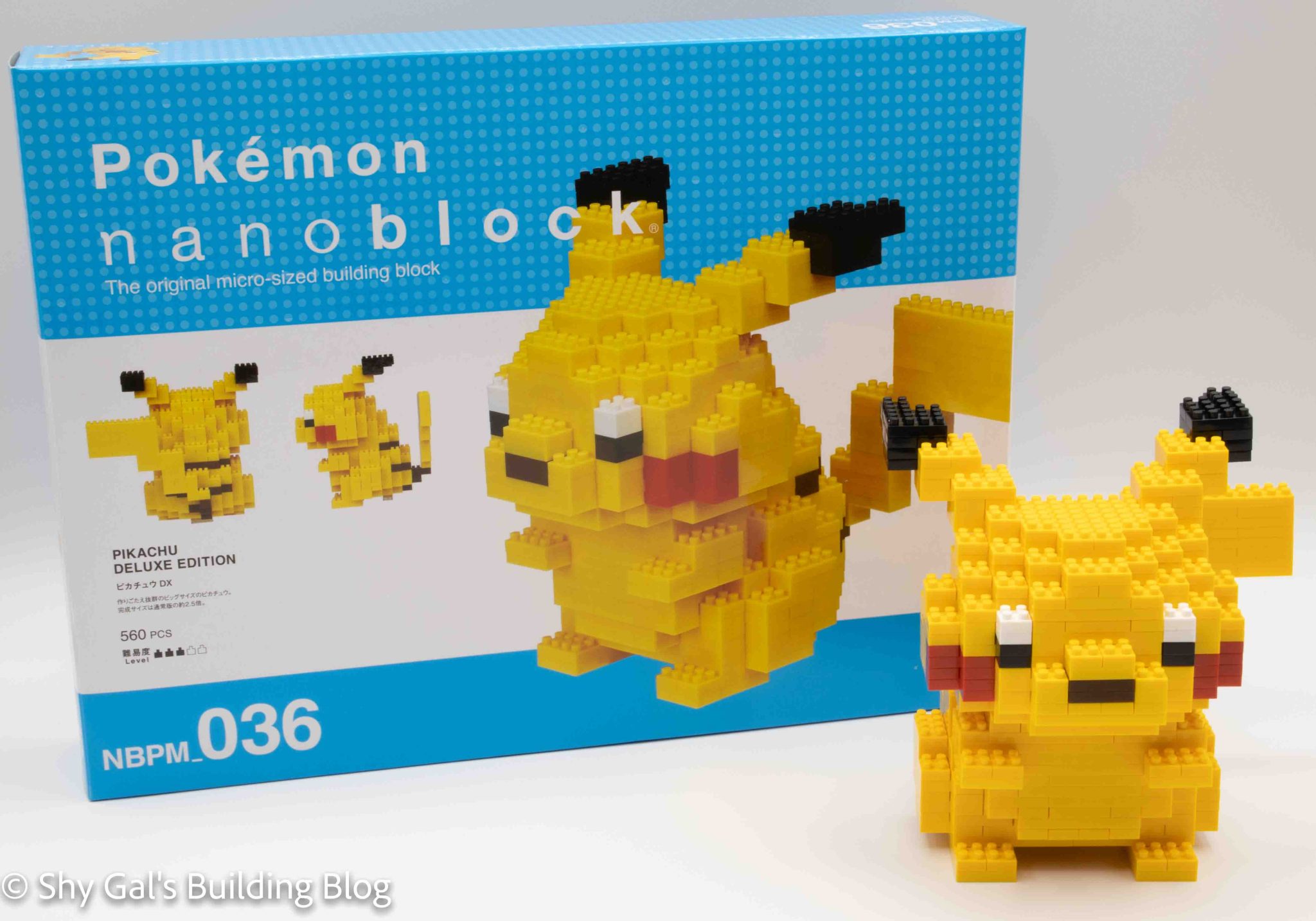 nanoblock Pikachu Deluxe Edition - Shy Gal's Building Blog