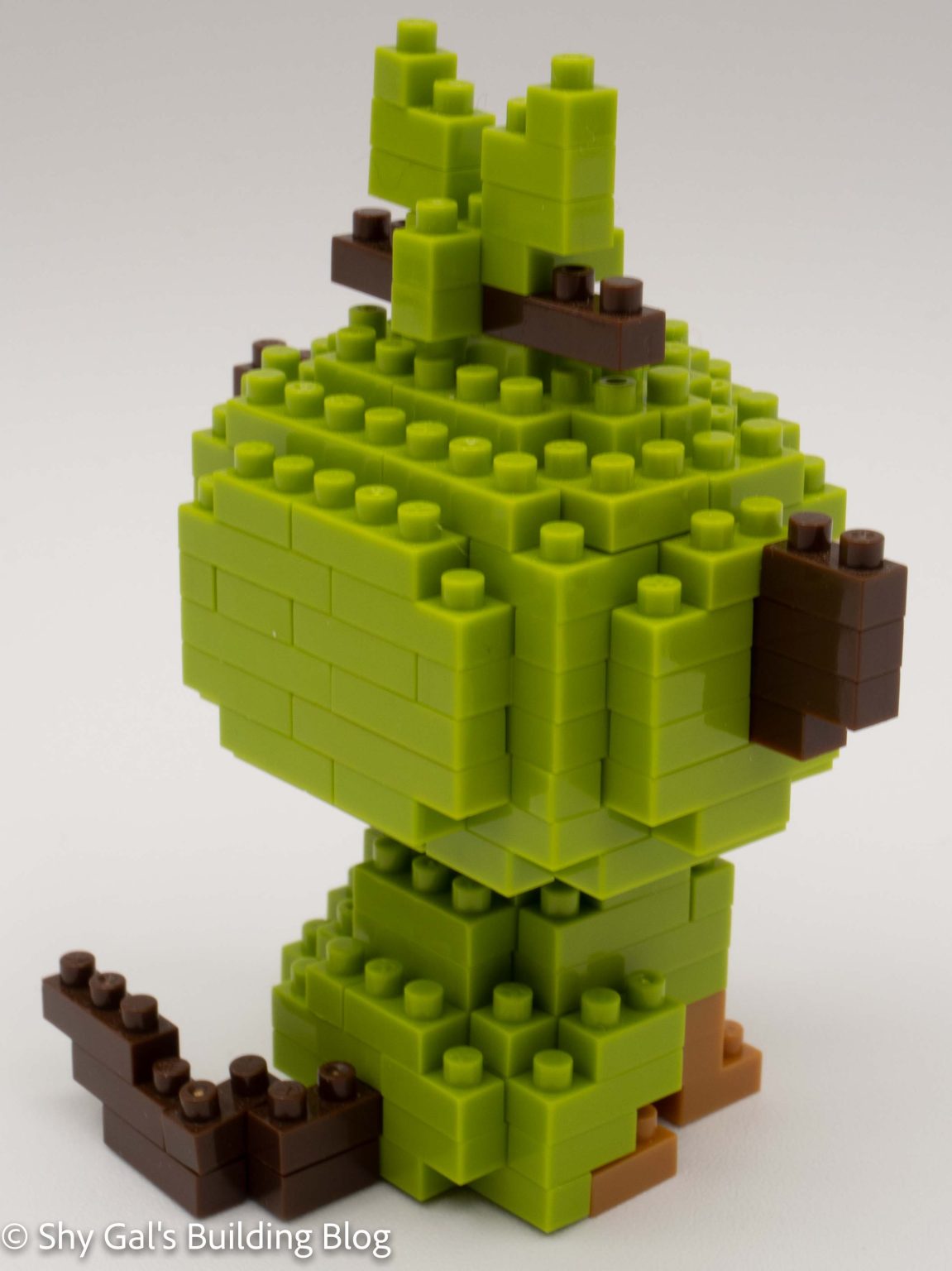 Review of nanoblock Grookey NBPM_059 - Shy Gal's Building Blog