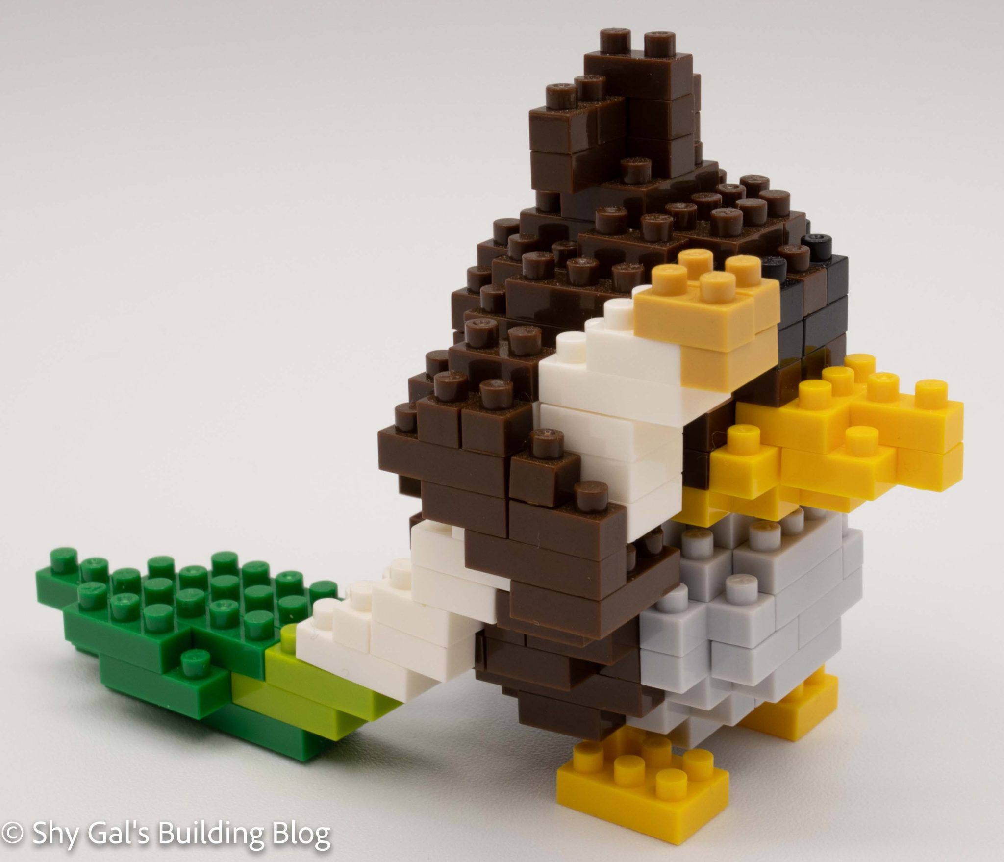 Review of nanoblock Galar Farfetch’d - Shy Gal's Building Blog