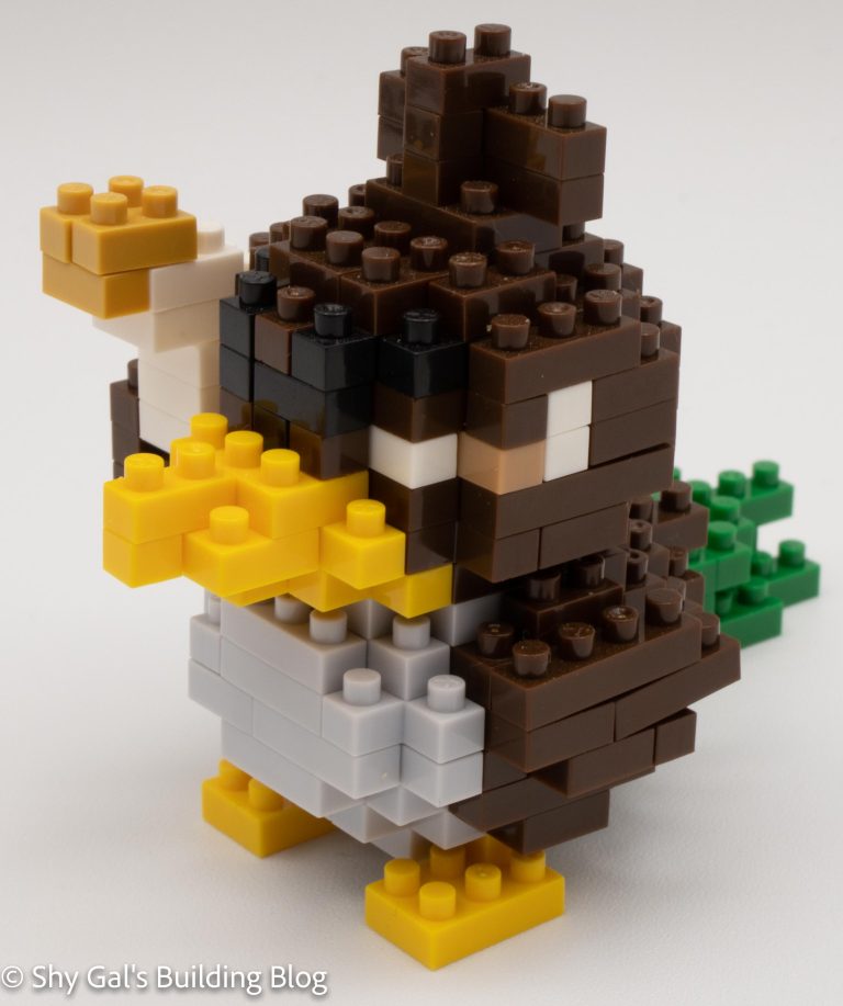 Review of nanoblock Galar Farfetch’d - Shy Gal's Building Blog