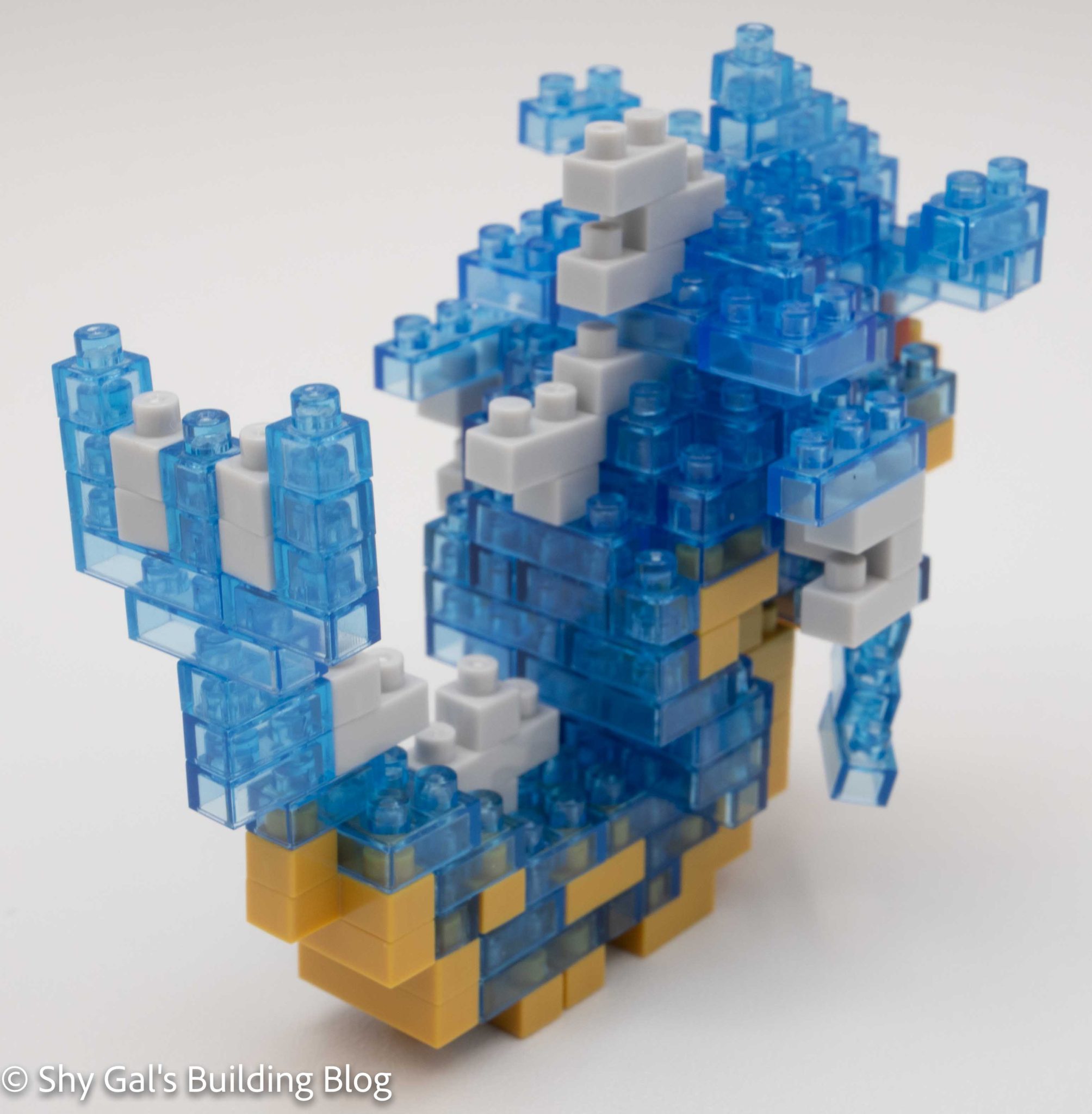 Review of nanoblock Crystal Gyarados - Shy Gal's Building Blog