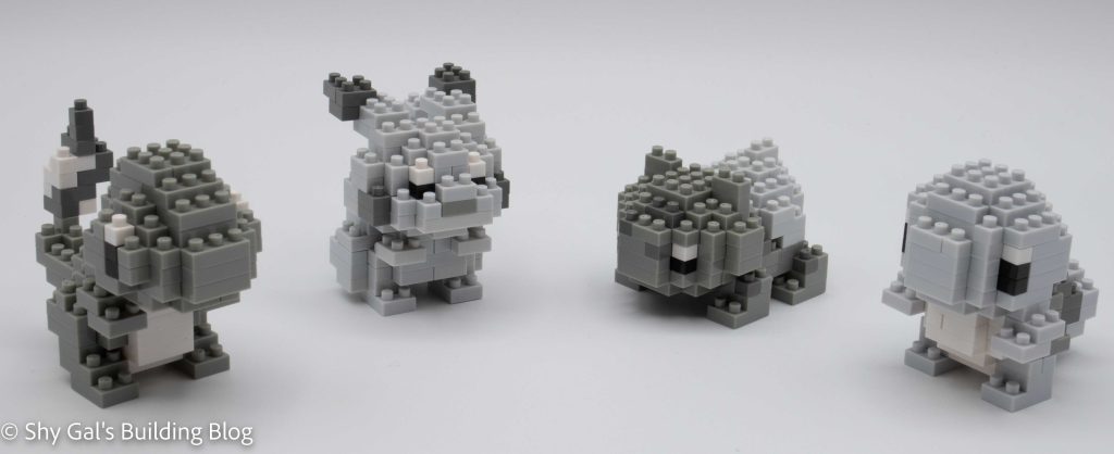 Collection of monotone pokemon builds