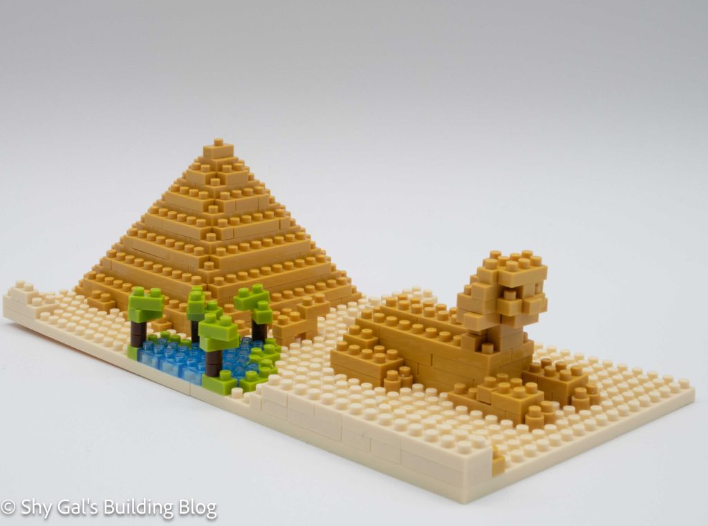Great Pyramid of Giza build 3/4 view
