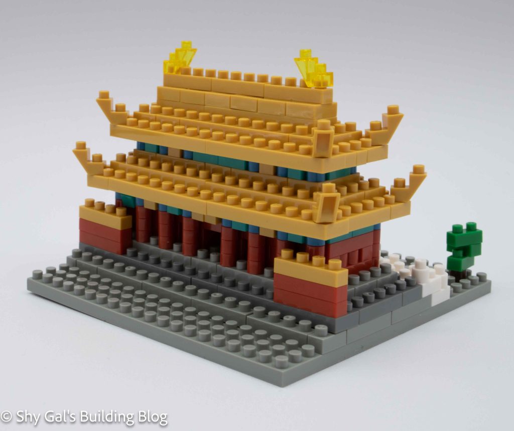 Forbidden City build back 3/4 view