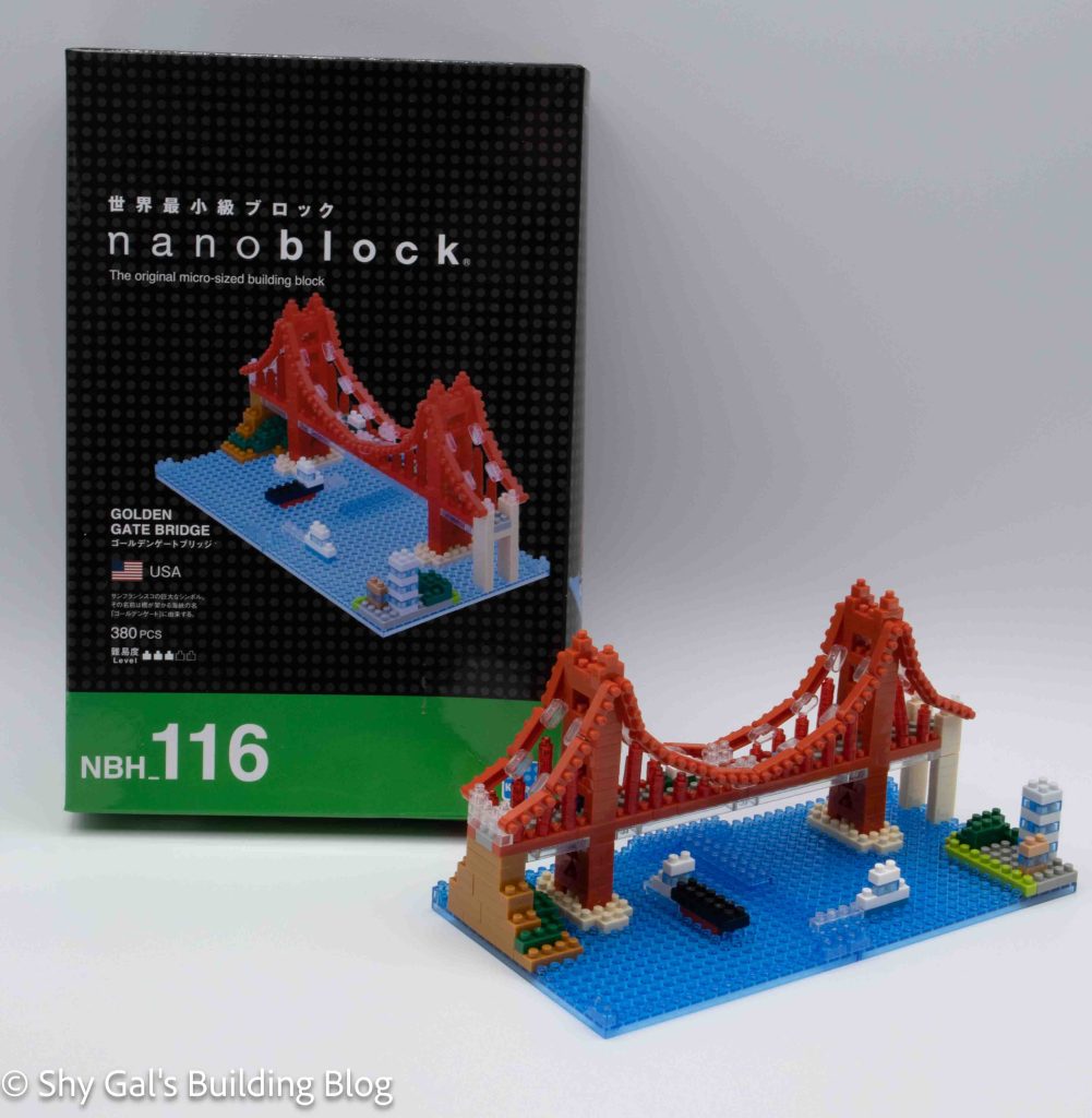 Golden Gate Bridge build and box
