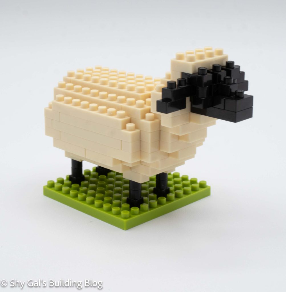 Sheep build 3/4 view