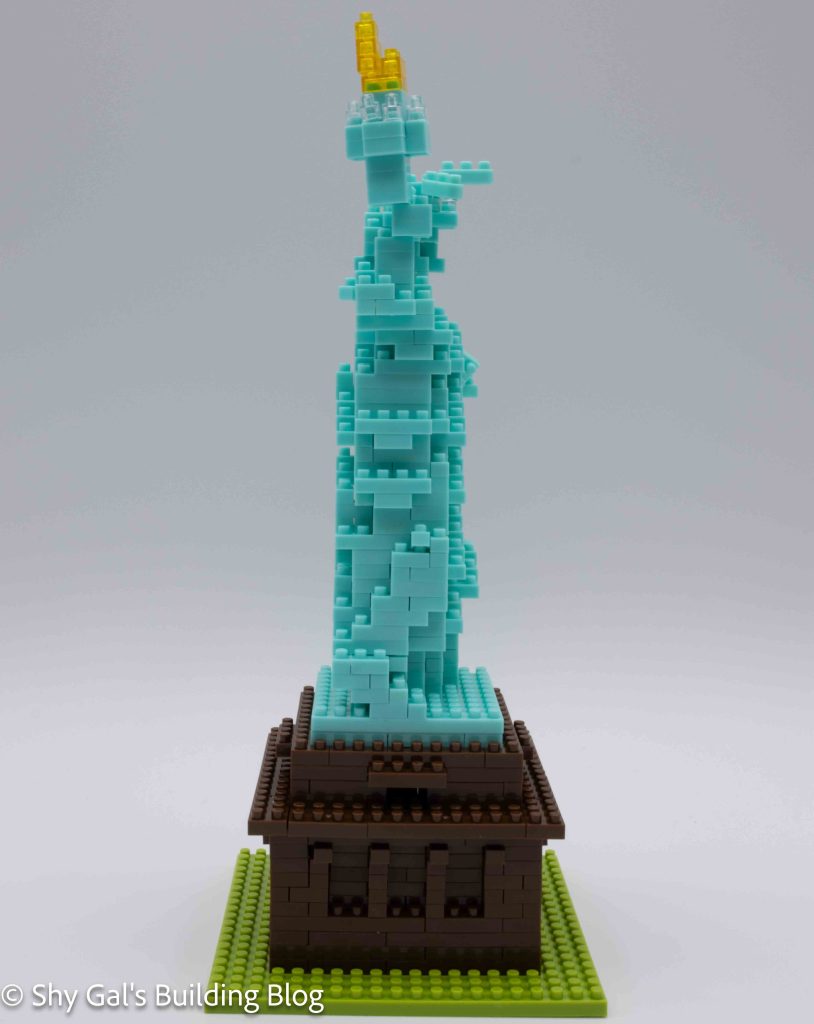 Statue of Liberty build side view