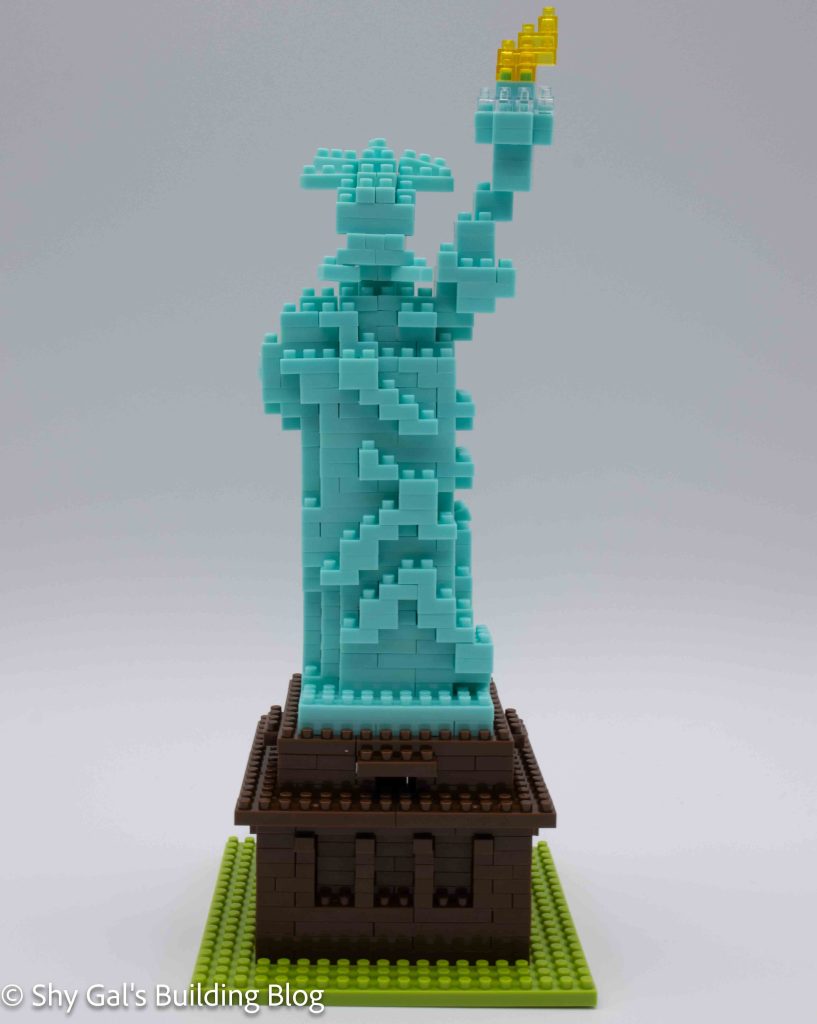 Statue of Liberty build back view