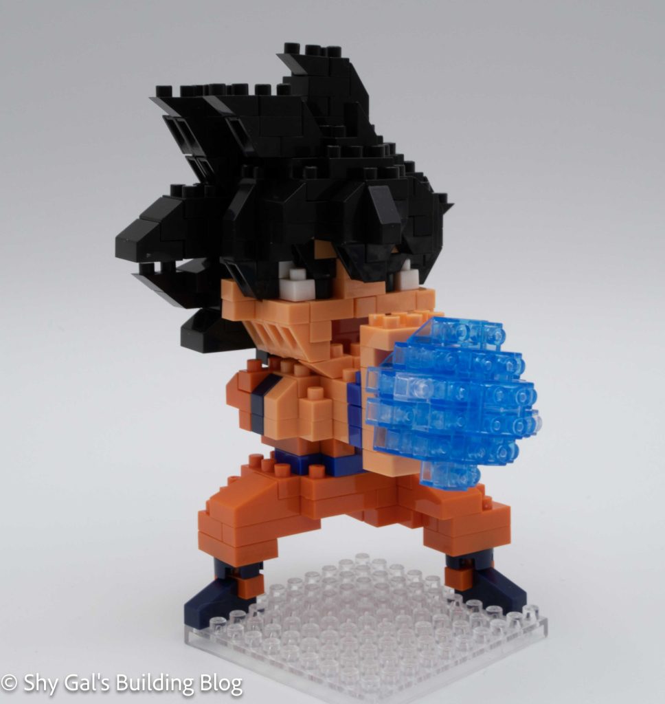 Son Goku build mostly front on view