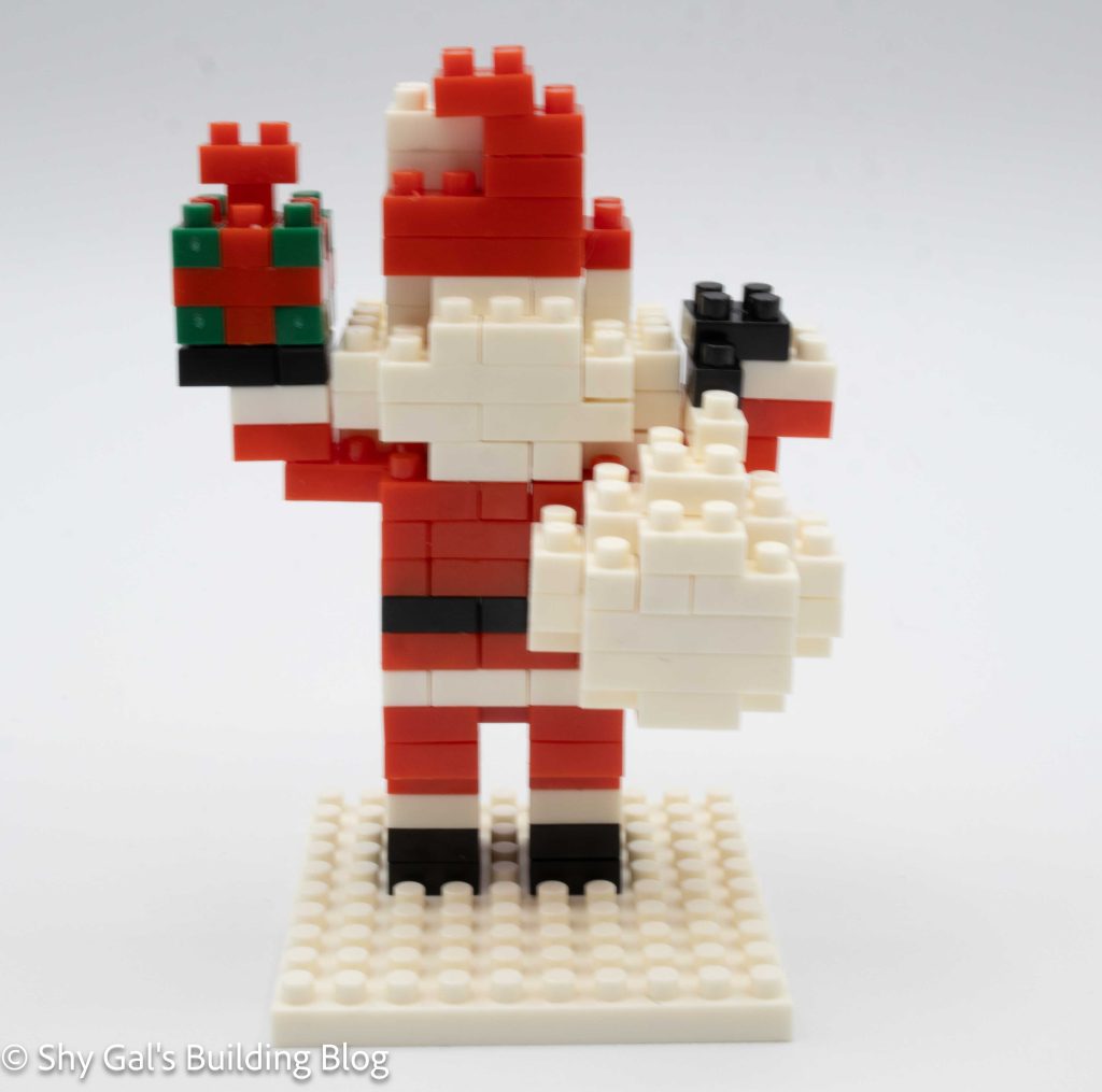 Santa Claus build back view