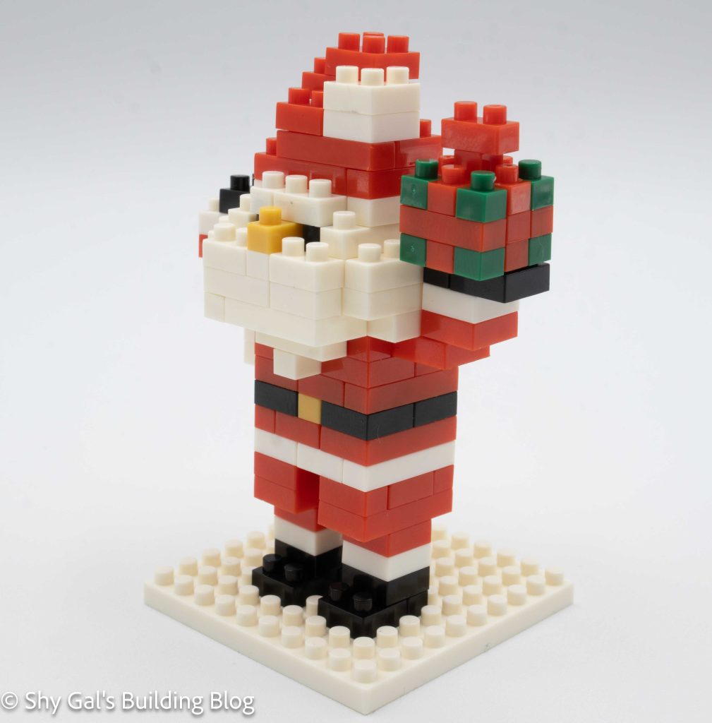 Santa Claus build front 3/4 view