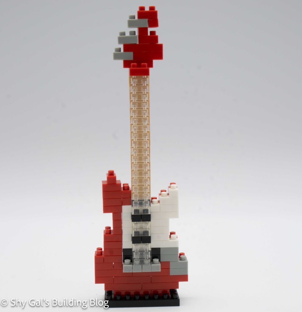 Electric Guitar Red build front view