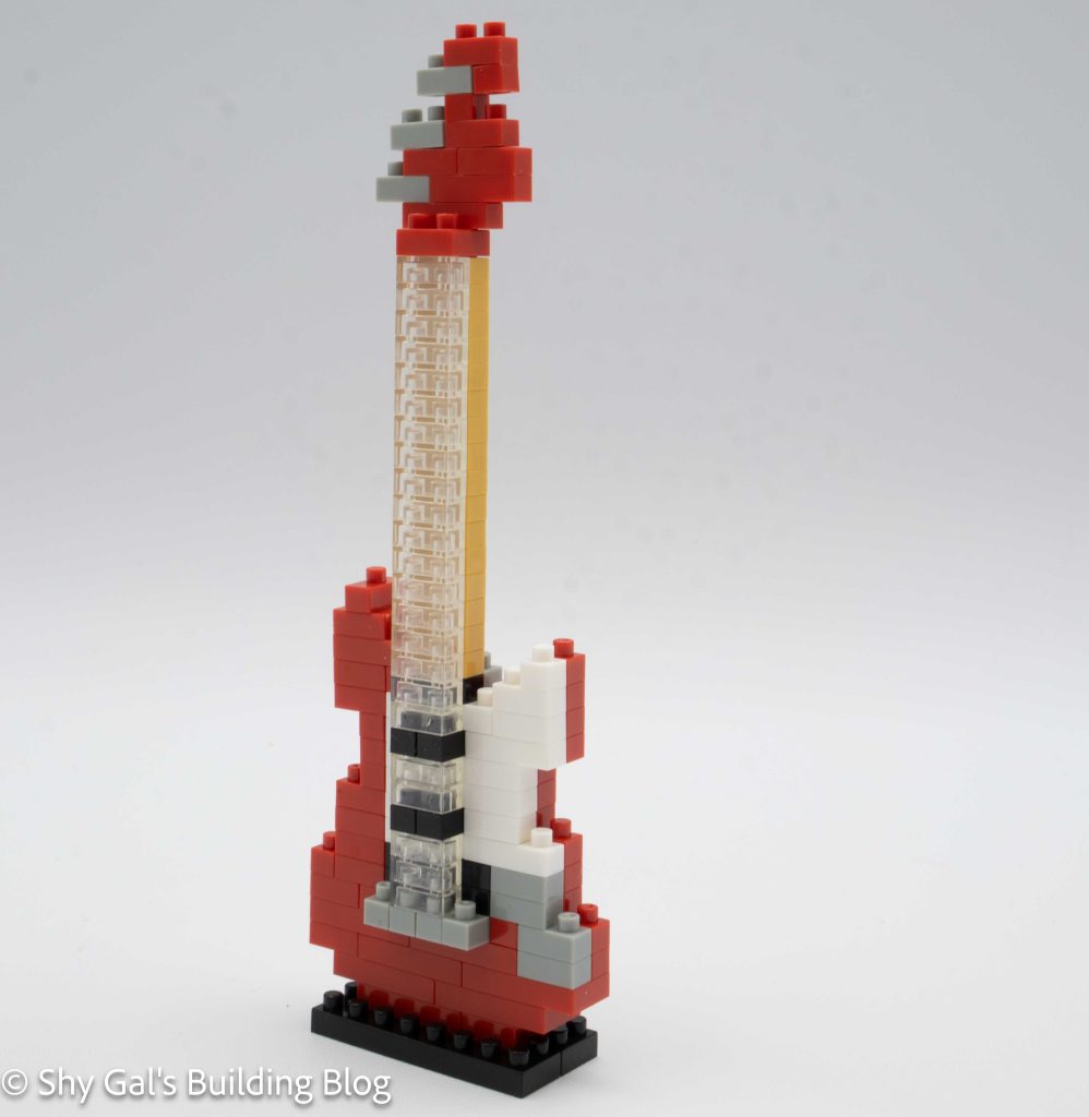 Electric Guitar Red build front 3/4 view