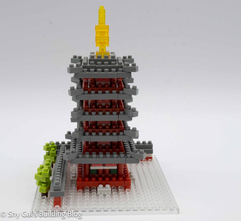 Five-Storied Pagoda build side view