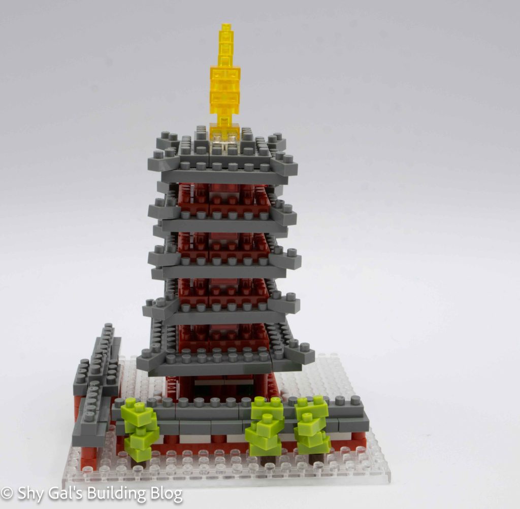 Five-Storied Pagoda build back view