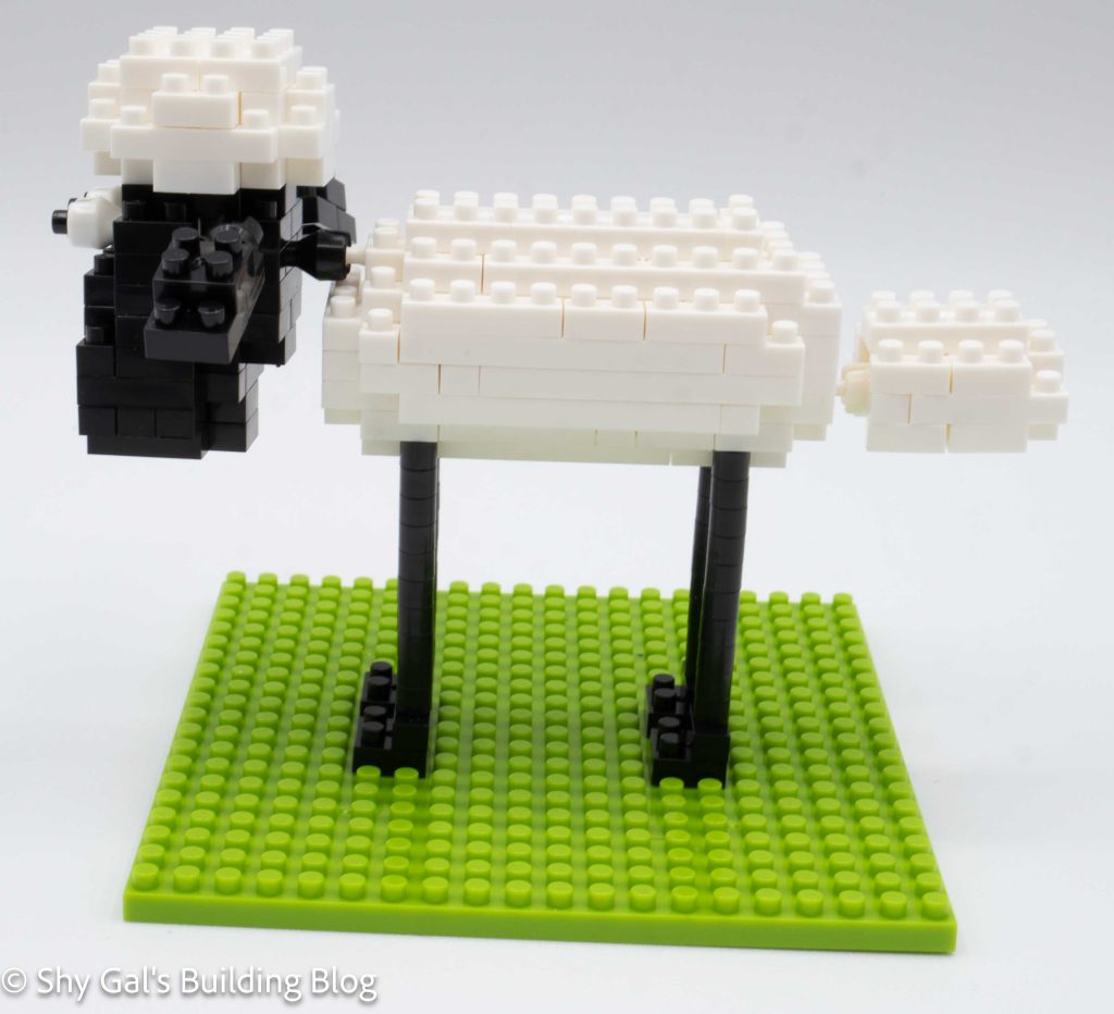 Shaun the Sheep build side view